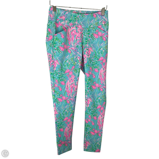 Pants Designer By Lilly Pulitzer In Blue & Pink, Size: 0
