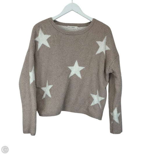 Sweater By Clothes Mentor In Tan, Size: S