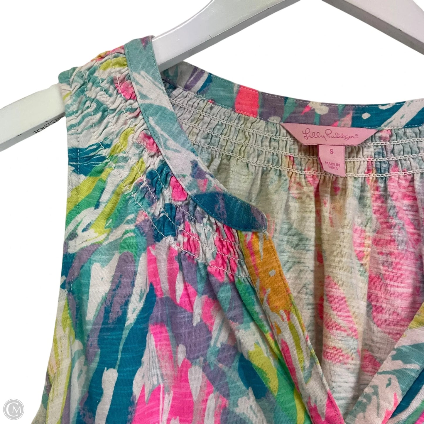 Dress Designer By Lilly Pulitzer In Blue & Pink, Size: S
