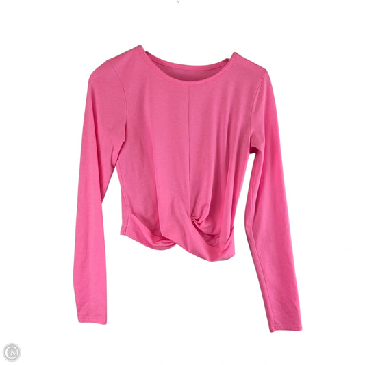 Top Long Sleeve Designer By Lilly Pulitzer In Pink, Size: M