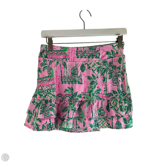 Skirt Designer By Lilly Pulitzer In Green & Pink, Size: S
