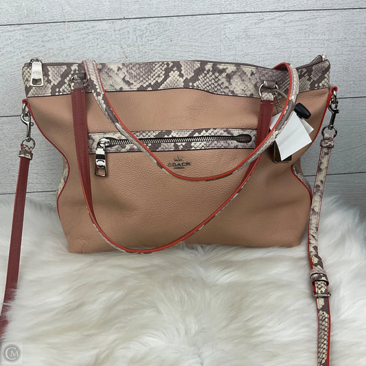 Handbag Designer By Coach, Size: Large