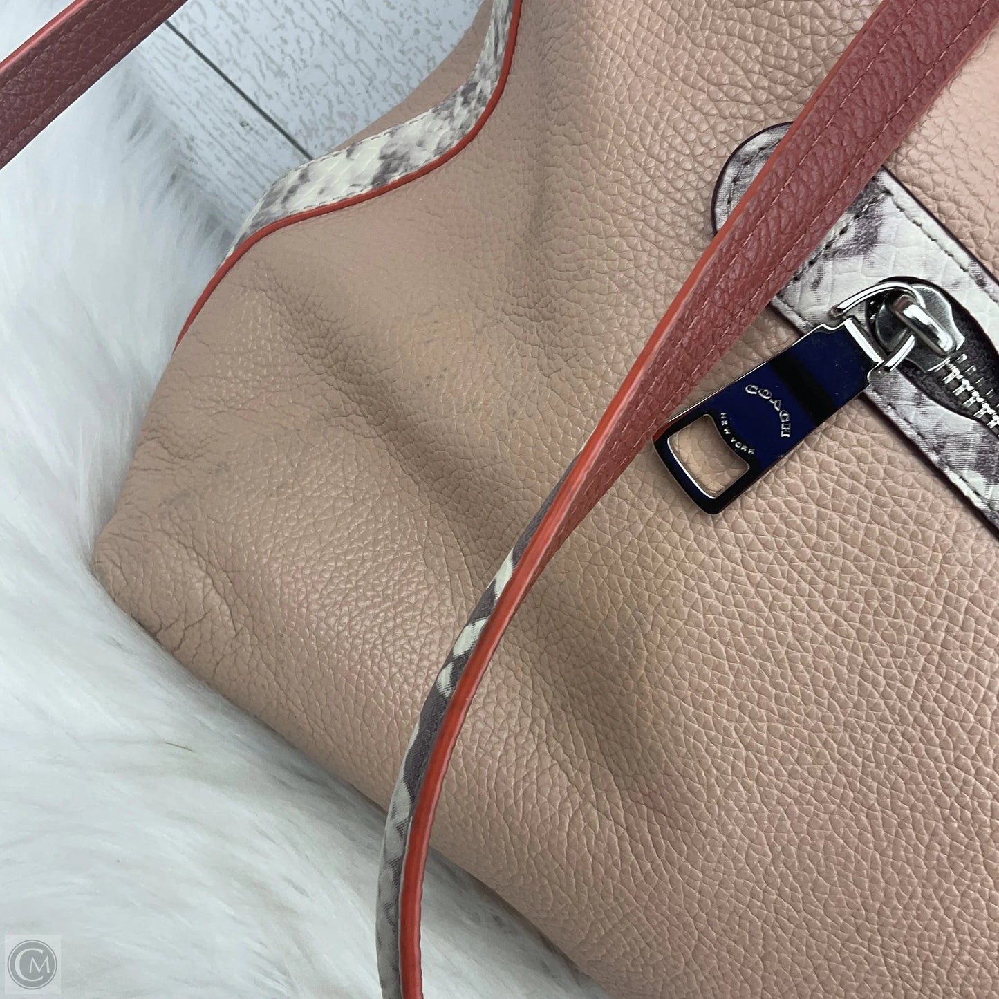 Handbag Designer By Coach, Size: Large