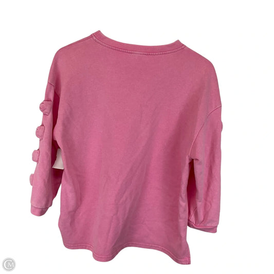 Top Long Sleeve By Jodifl In Pink, Size: M