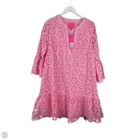 Dress Designer By Lilly Pulitzer In Pink, Size: L