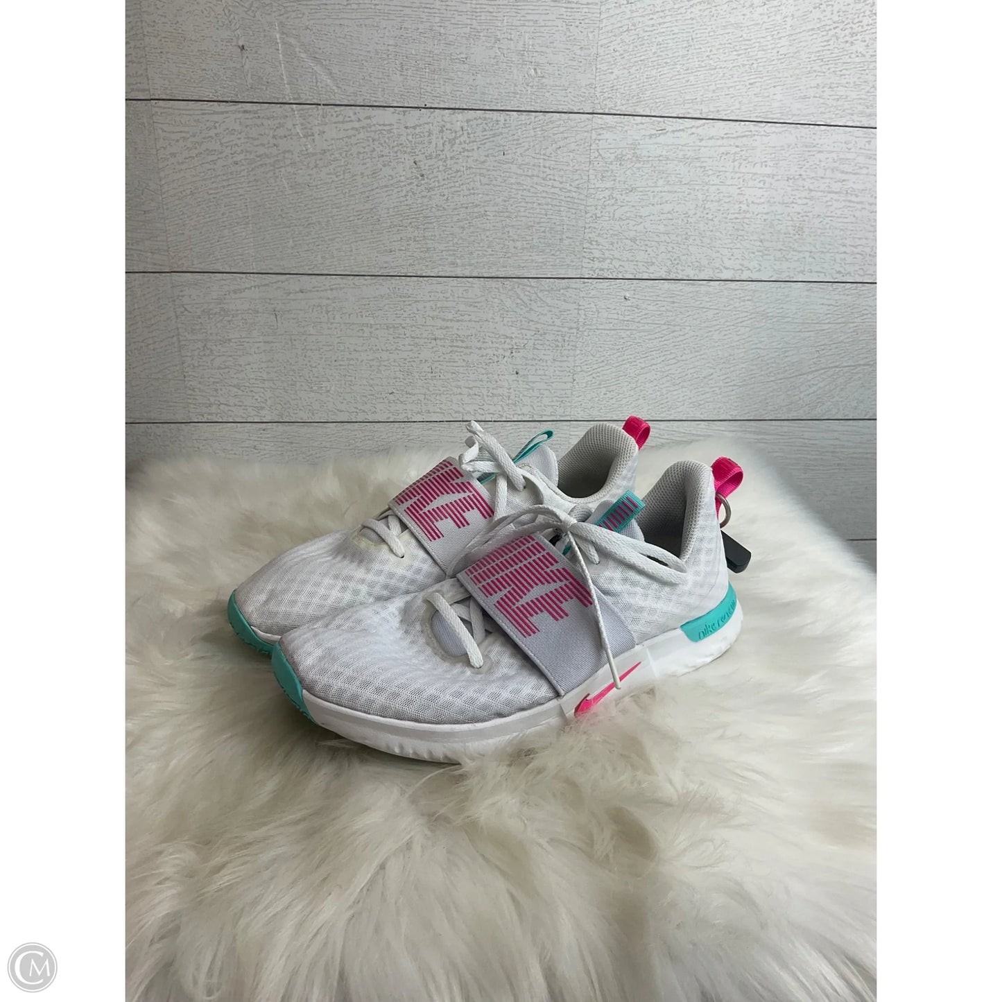 Shoes Athletic By Nike In White, Size: 9