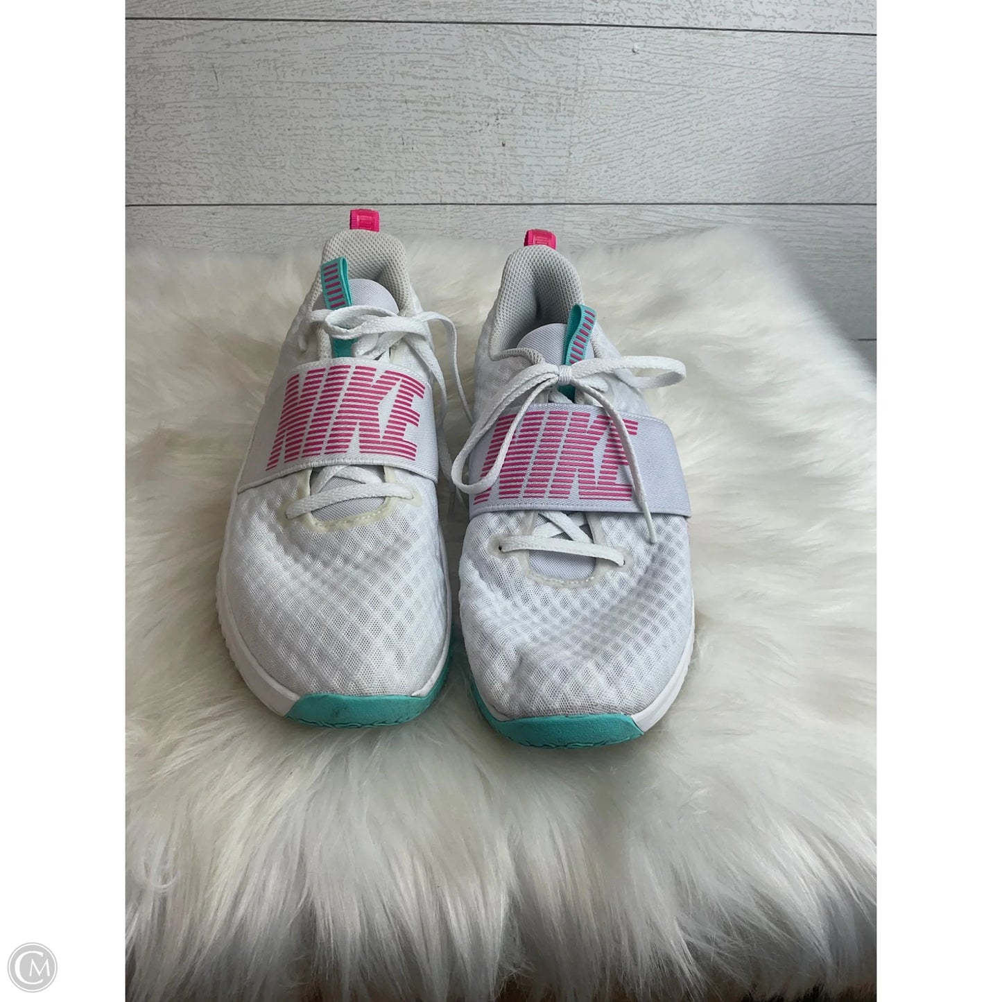 Shoes Athletic By Nike In White, Size: 9