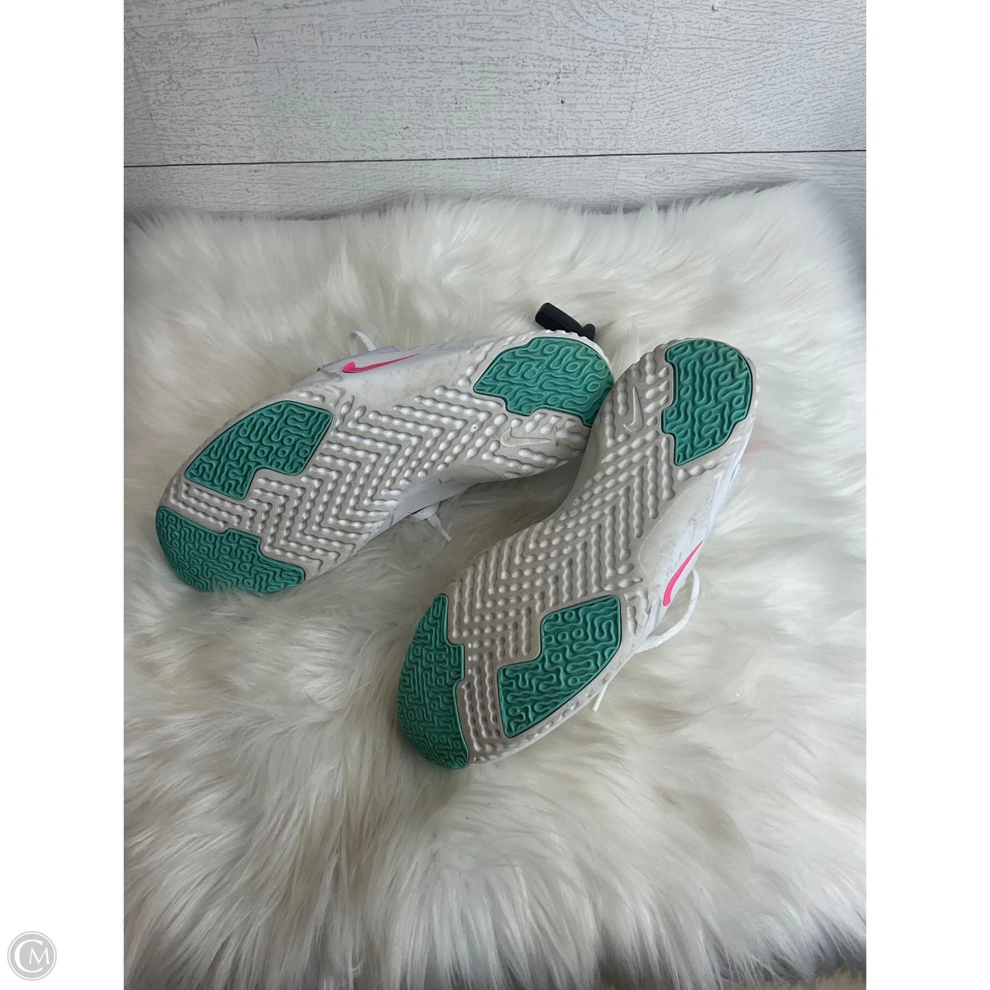 Shoes Athletic By Nike In White, Size: 9