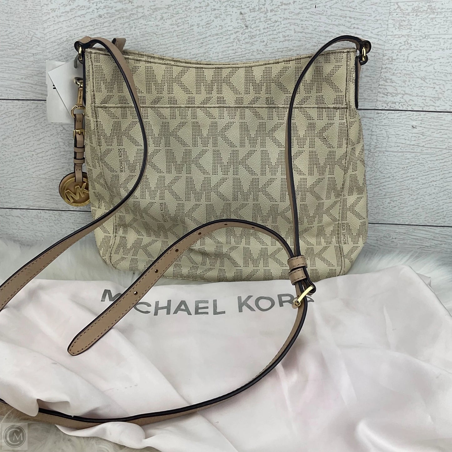 Crossbody Designer By Michael Kors, Size: Medium