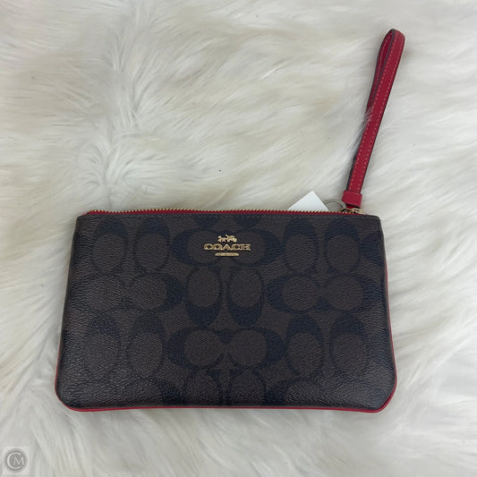 Wristlet Designer By Coach, Size: Large