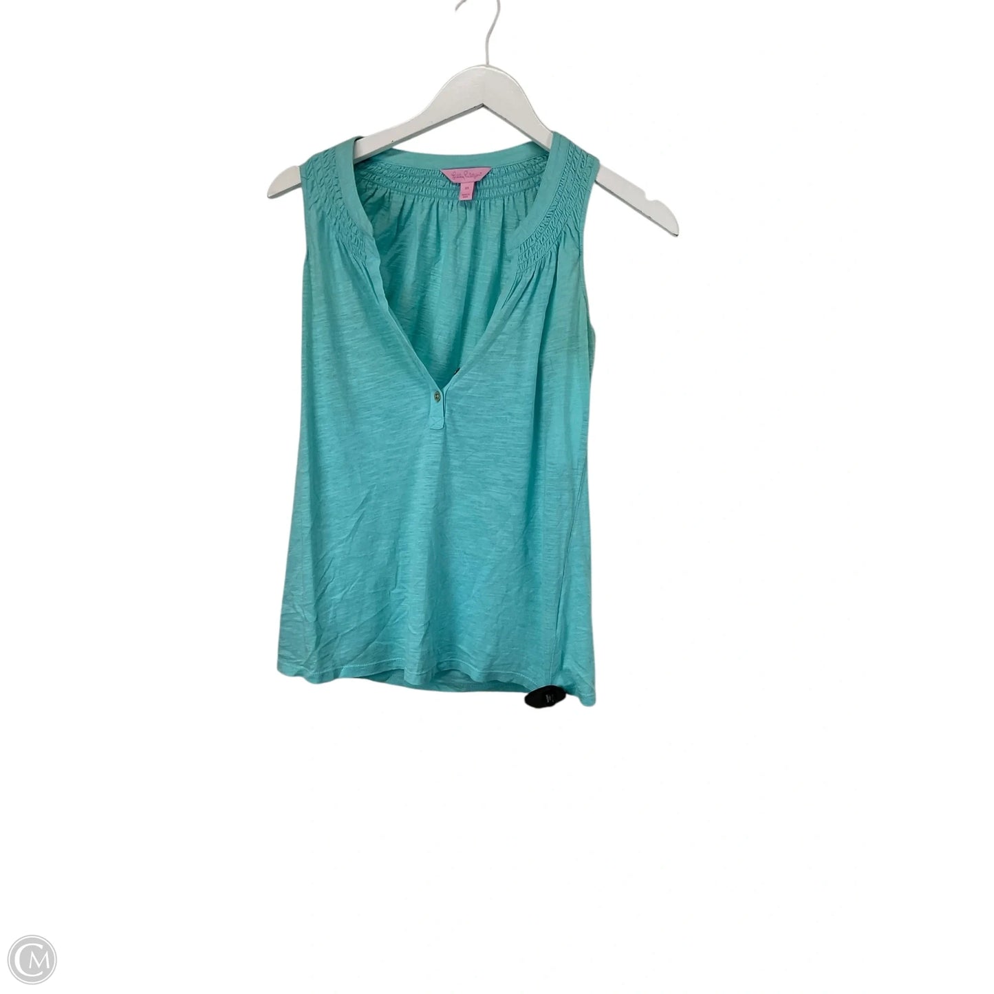 Top Sleeveless Designer By Lilly Pulitzer In Blue, Size: Xs