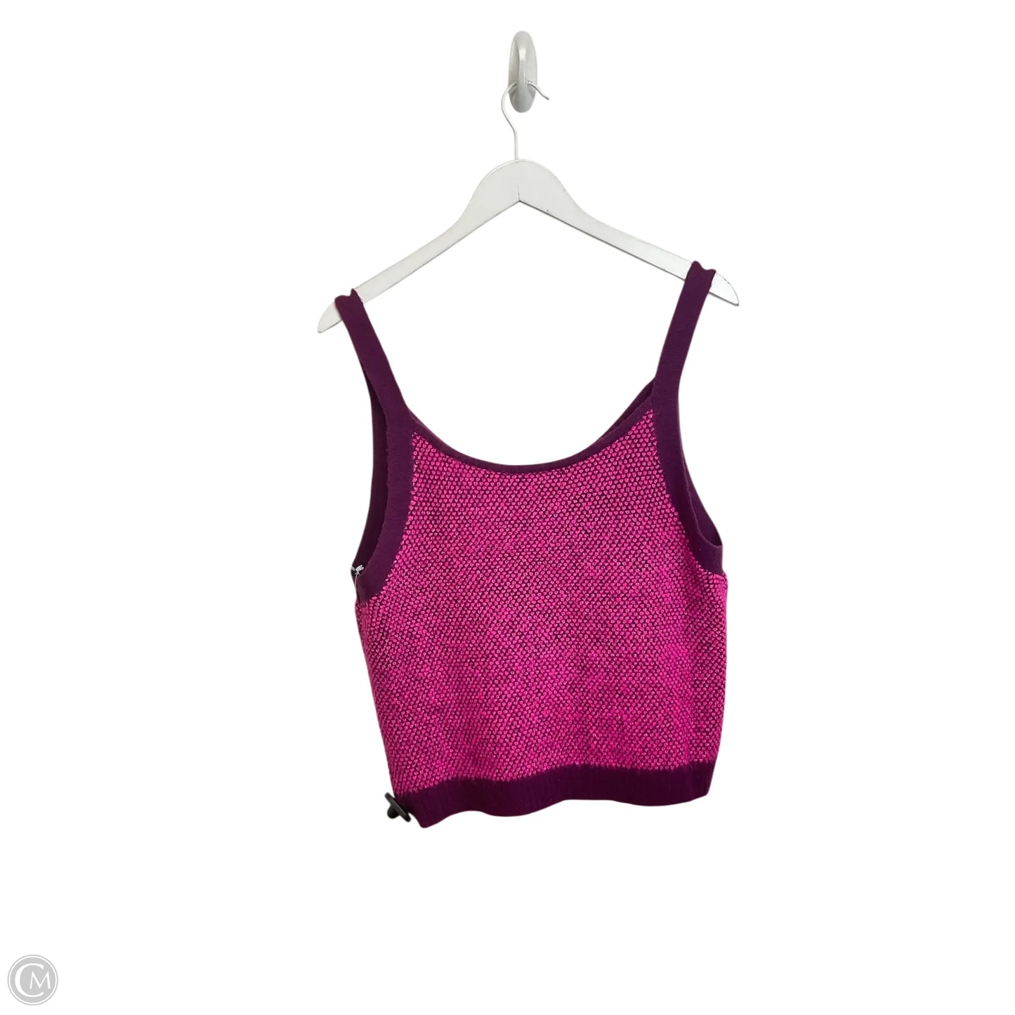 Top 2pc Long Sleeve By Cmb In Pink & Purple, Size: L