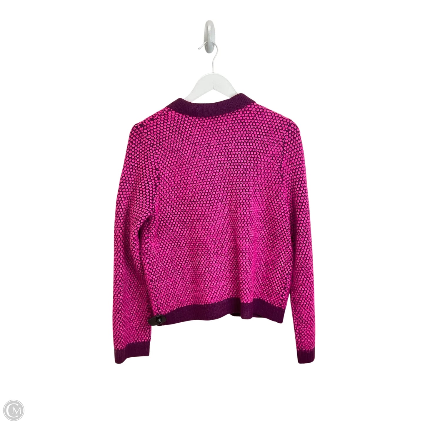 Top 2pc Long Sleeve By Cmb In Pink & Purple, Size: L