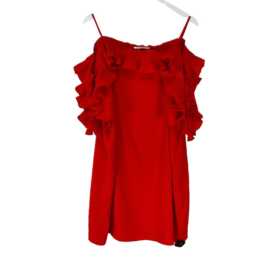 Dress Casual Midi By Clothes Mentor In Red, Size: L