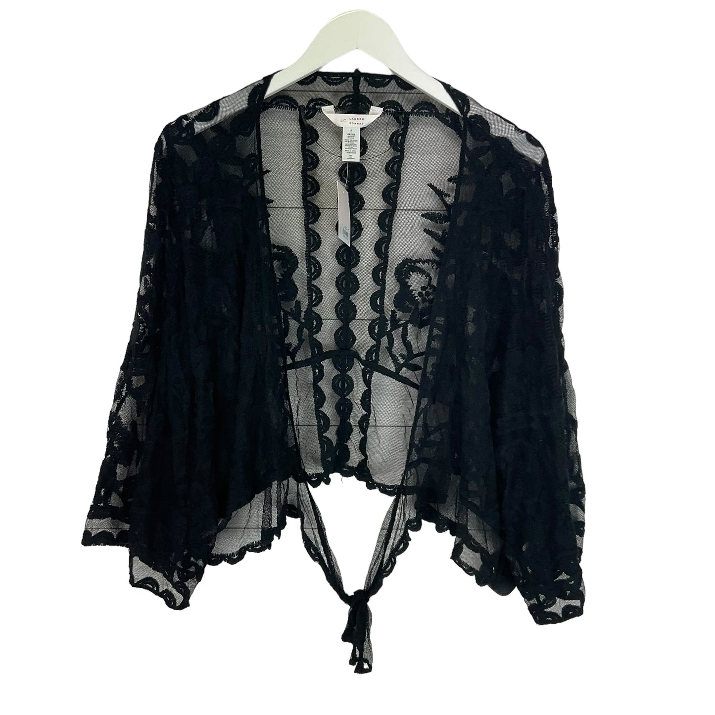 Kimono By Lc Lauren Conrad In Black, Size: Onesize