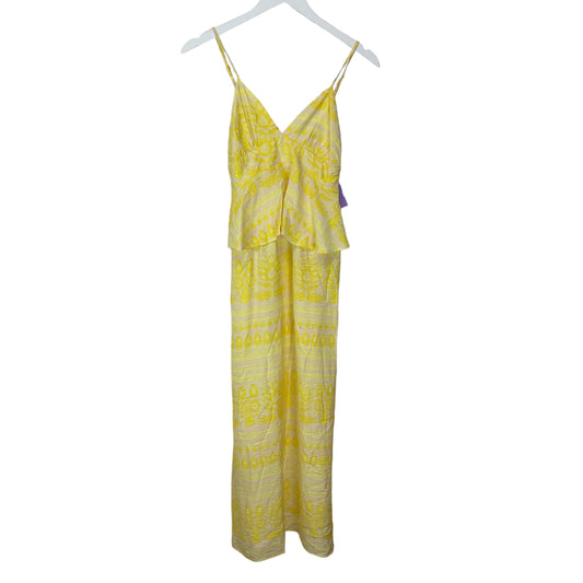 Dress Casual Maxi By Clothes Mentor In Yellow, Size: 0