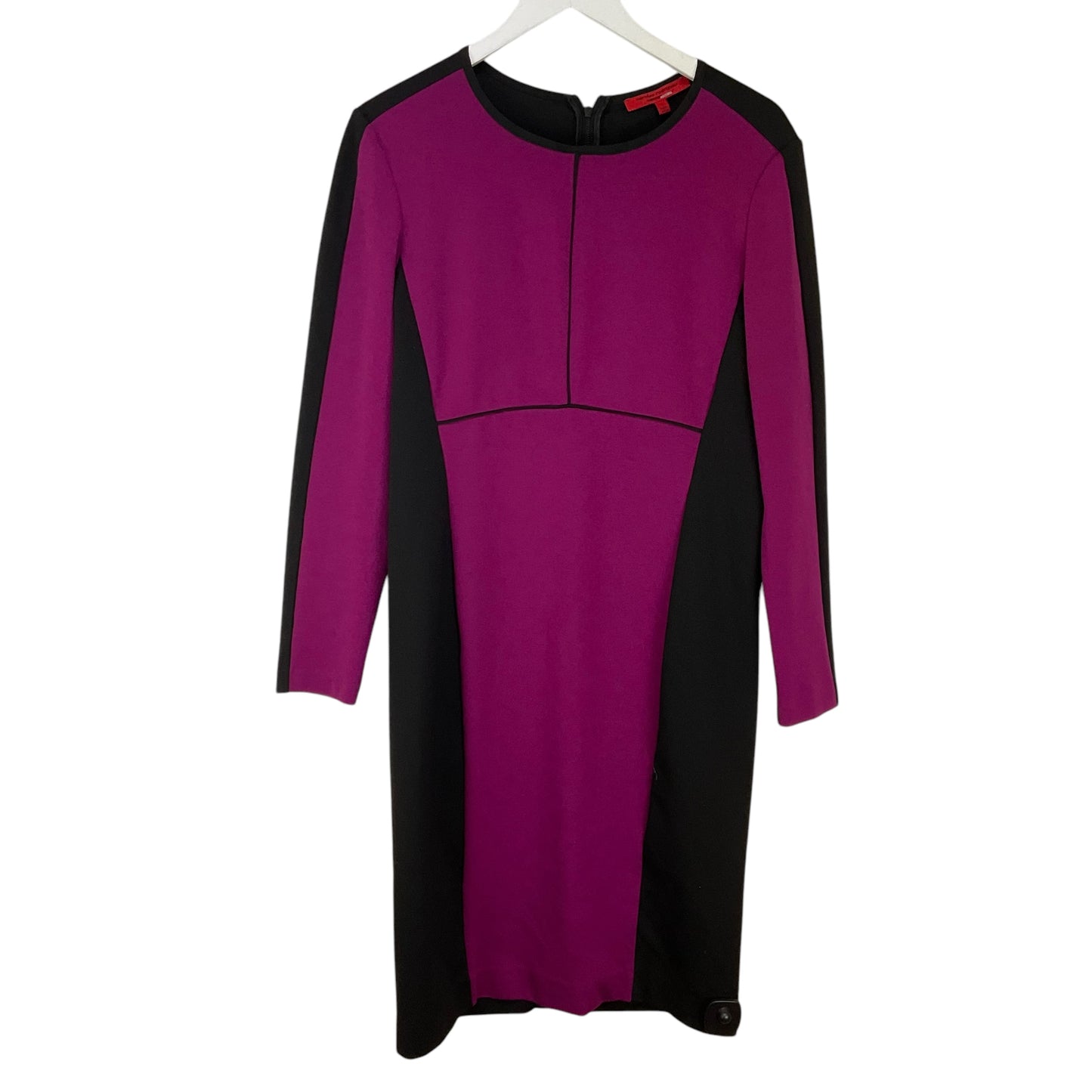 Dress Work By Narciso Rodriguez In Black & Purple, Size: L