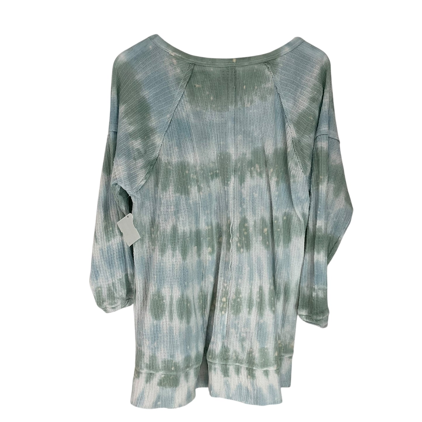 Top Long Sleeve Basic By Wonderly In Tie Dye Print, Size: M