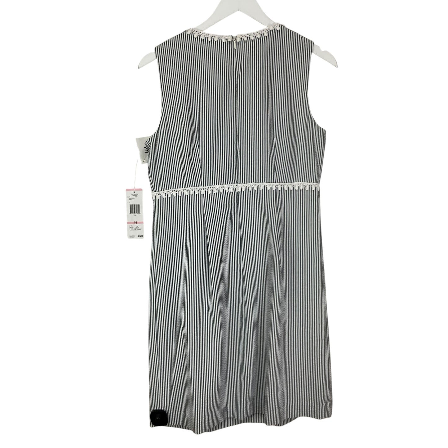 Dress Casual Midi By Nine West Apparel In Grey, Size: 10