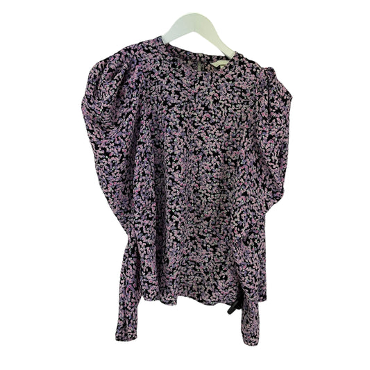 Purple Top Long Sleeve H&m, Size S