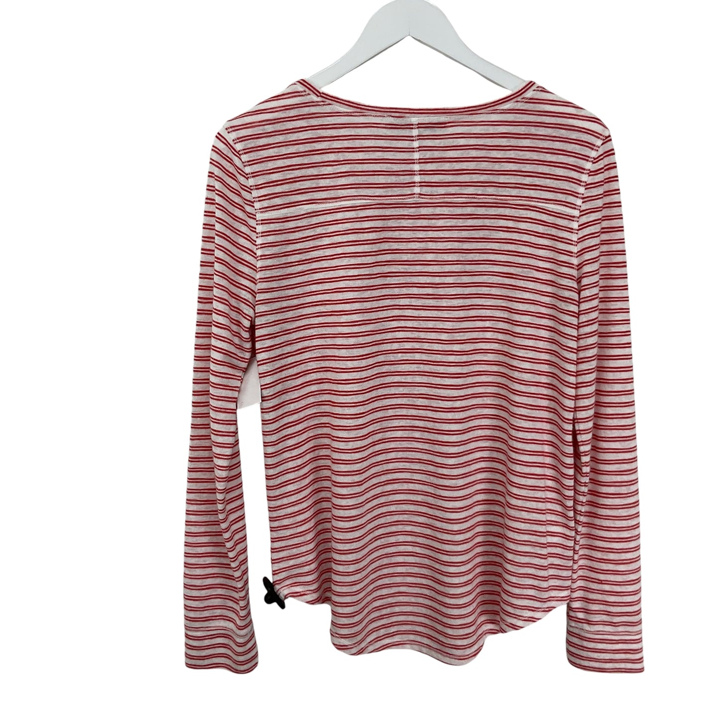 Top Long Sleeve By Loft In Red, Size: M