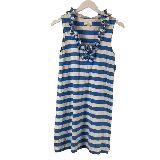 Dress Designer By Kate Spade In Blue & White, Size: S