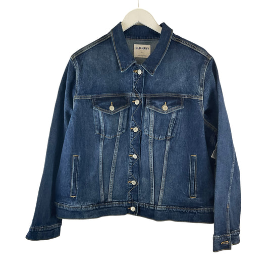 Jacket Denim By Old Navy In Blue Denim, Size: Xl