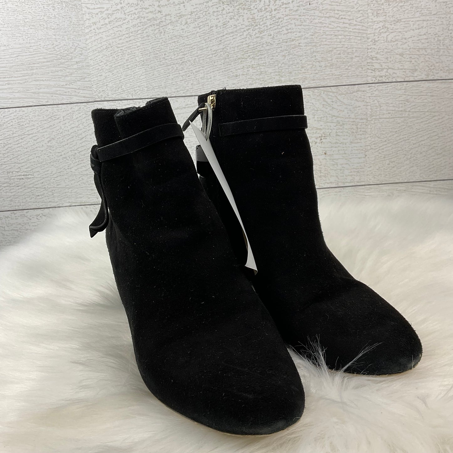 Boots Designer By Kate Spade In Black, Size: 8.5