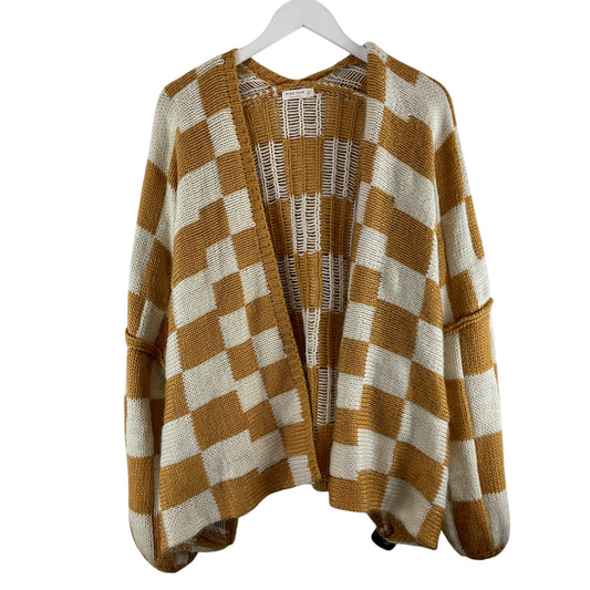 Sweater Cardigan By Clothes Mentor In Yellow, Size: S