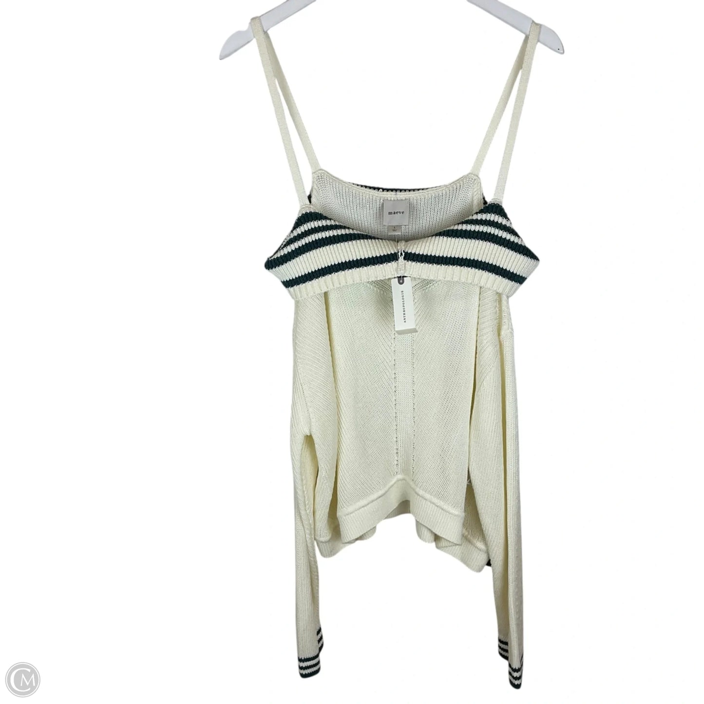 Sweater By Maeve In Cream, Size: L