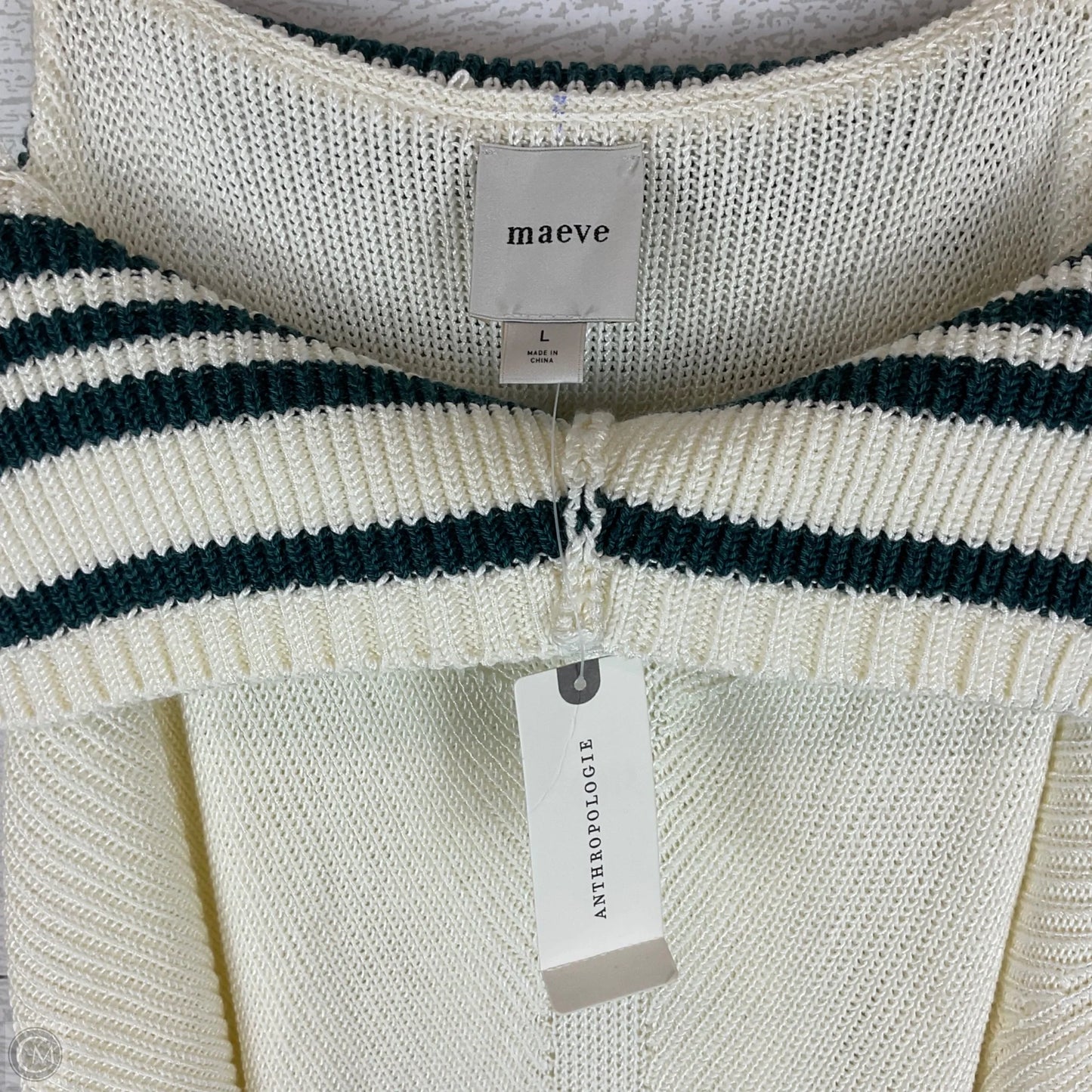 Sweater By Maeve In Cream, Size: L