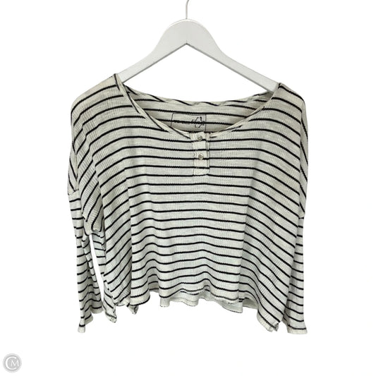 Top Long Sleeve By We The Free In Striped Pattern, Size: S
