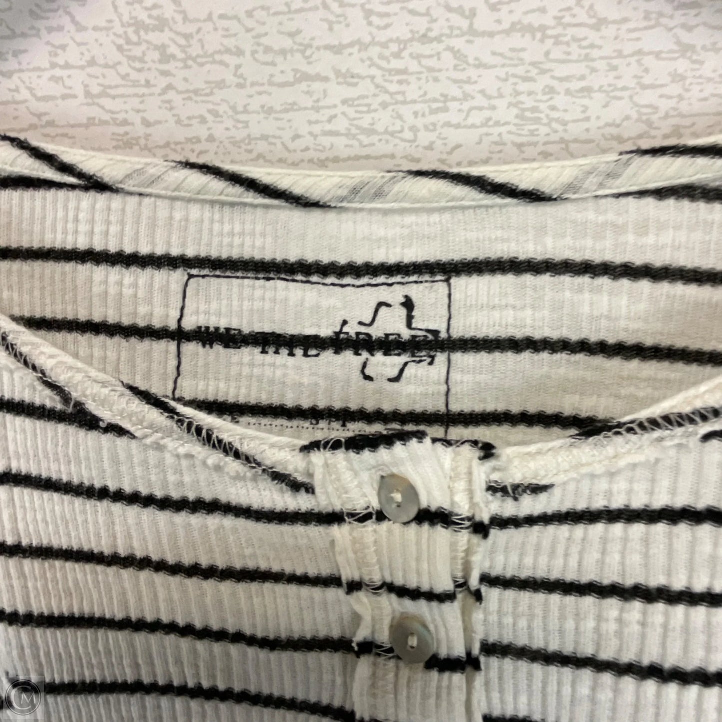 Top Long Sleeve By We The Free In Striped Pattern, Size: S