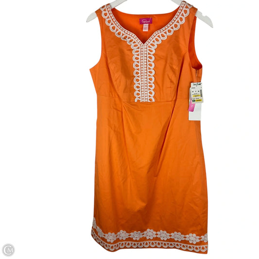 Dress Casual Short By Cappagallo In Orange, Size: 8