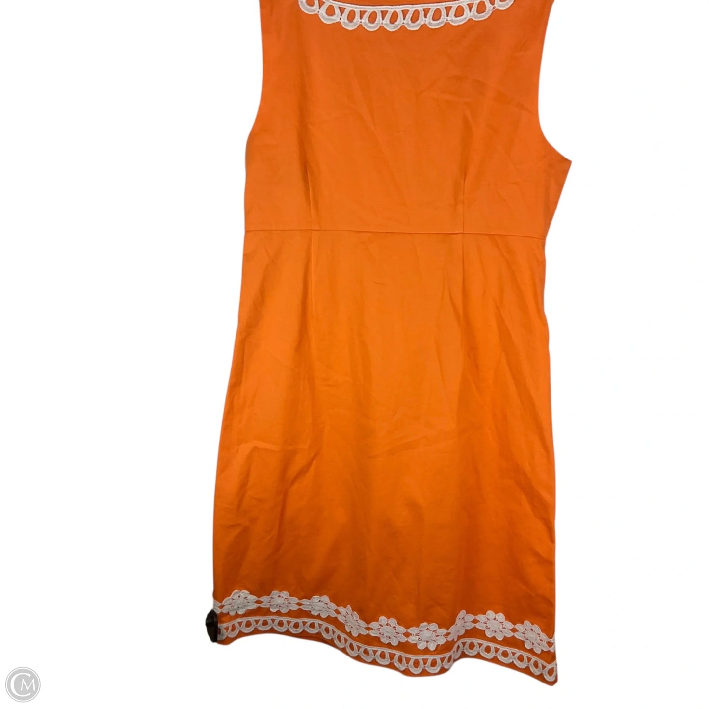 Dress Casual Short By Cappagallo In Orange, Size: 8