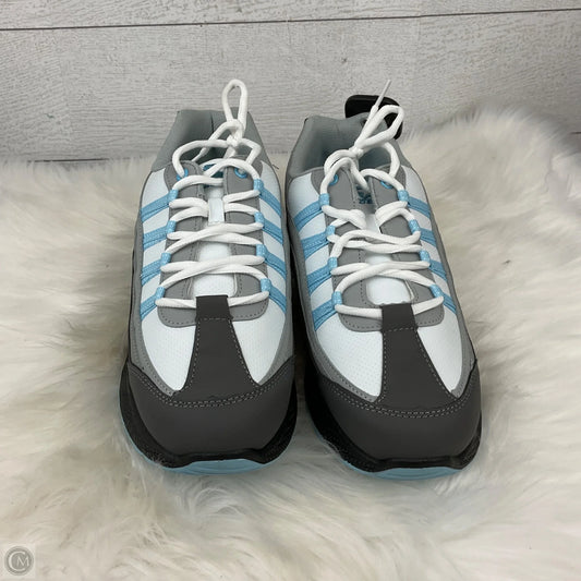 Shoes Athletic By Clothes Mentor In Blue & Grey, Size: 9