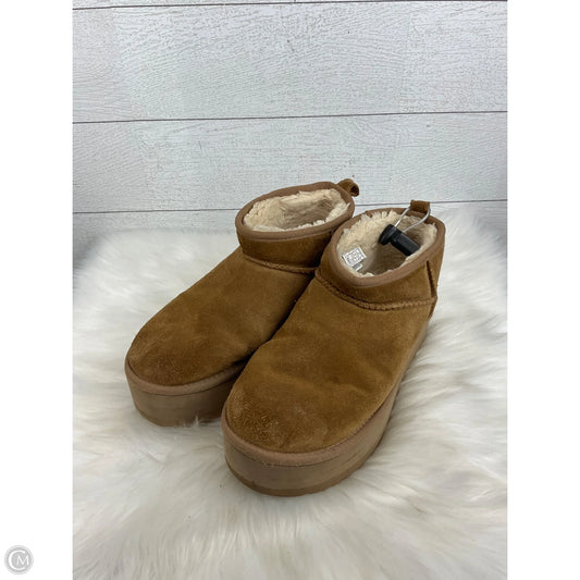 Boots Designer By Ugg In Brown, Size: 10
