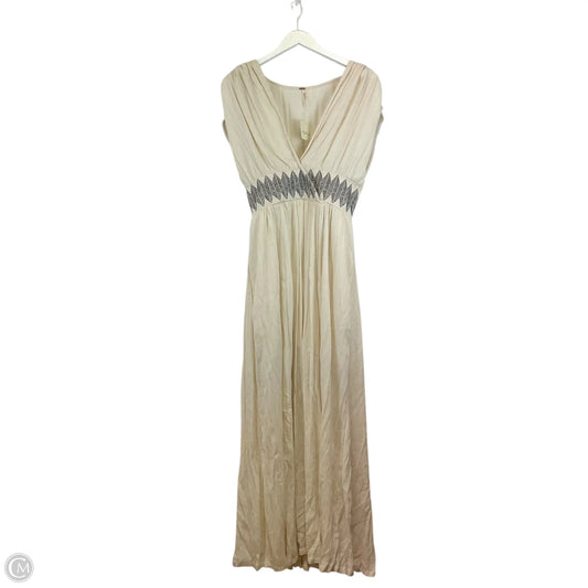 Dress Casual Maxi By Free People In Cream, Size: S