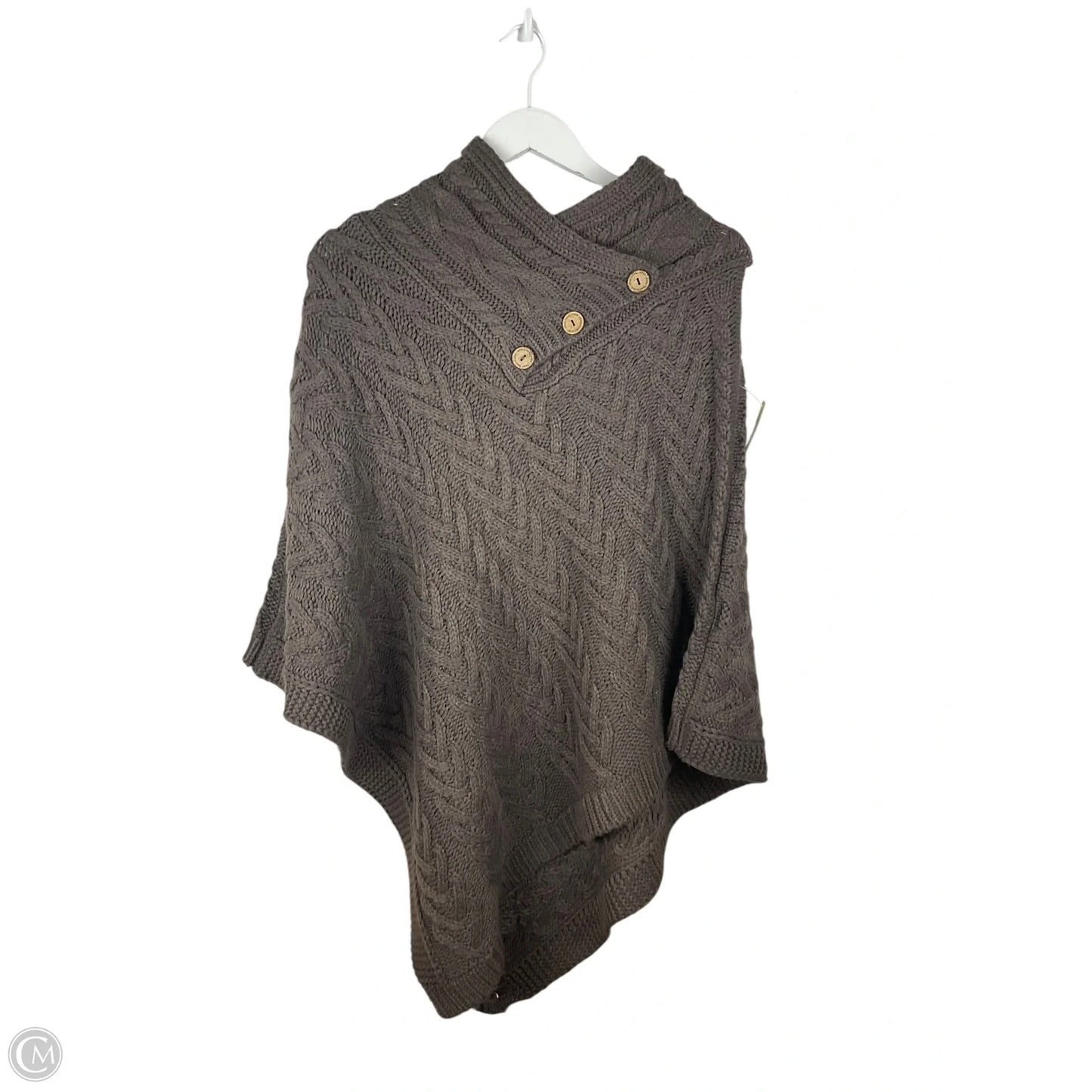 Shawl By Clothes Mentor In Brown, Size: Osfm