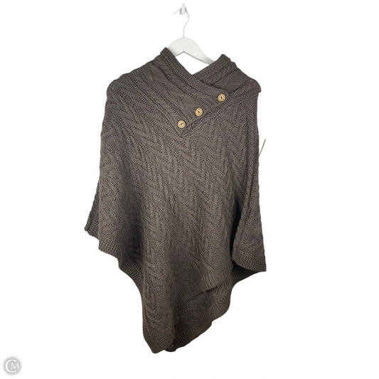 Shawl By Clothes Mentor In Brown, Size: Osfm