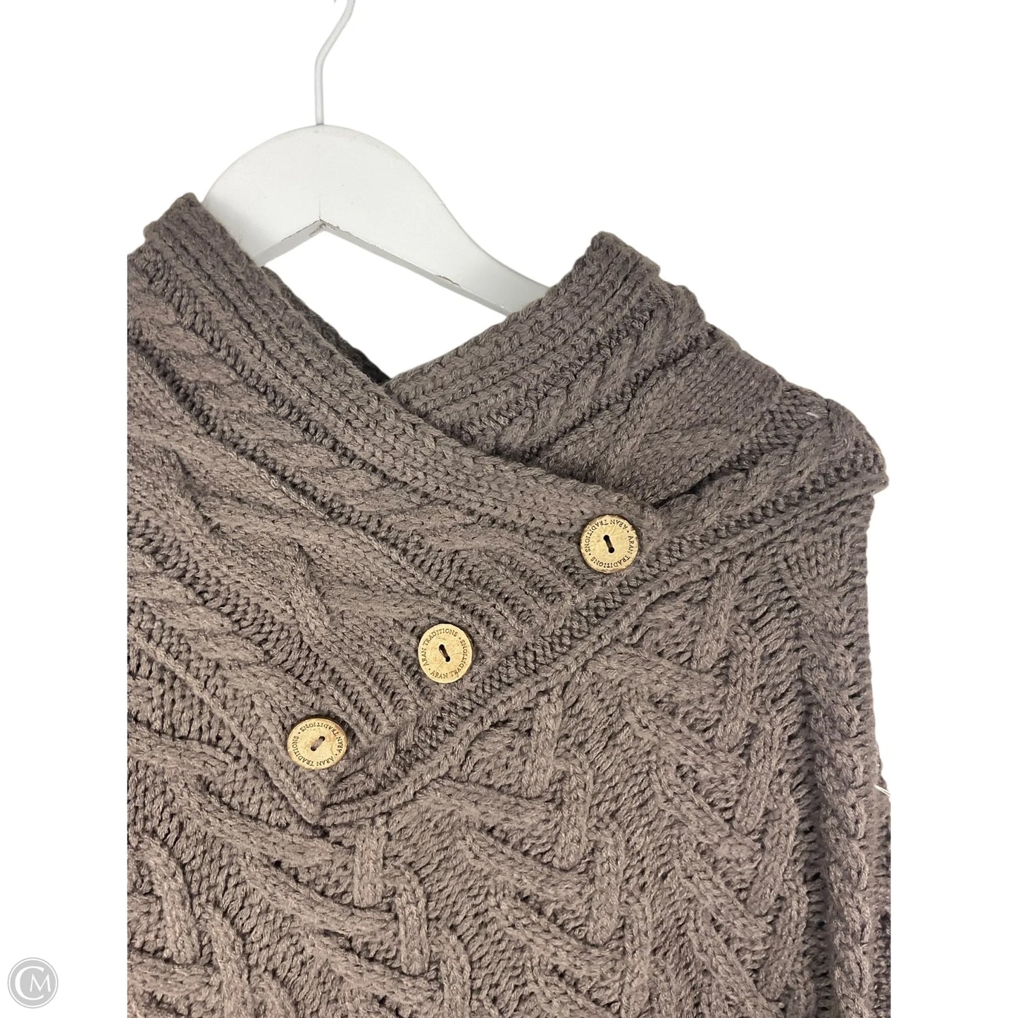 Shawl By Clothes Mentor In Brown, Size: Osfm