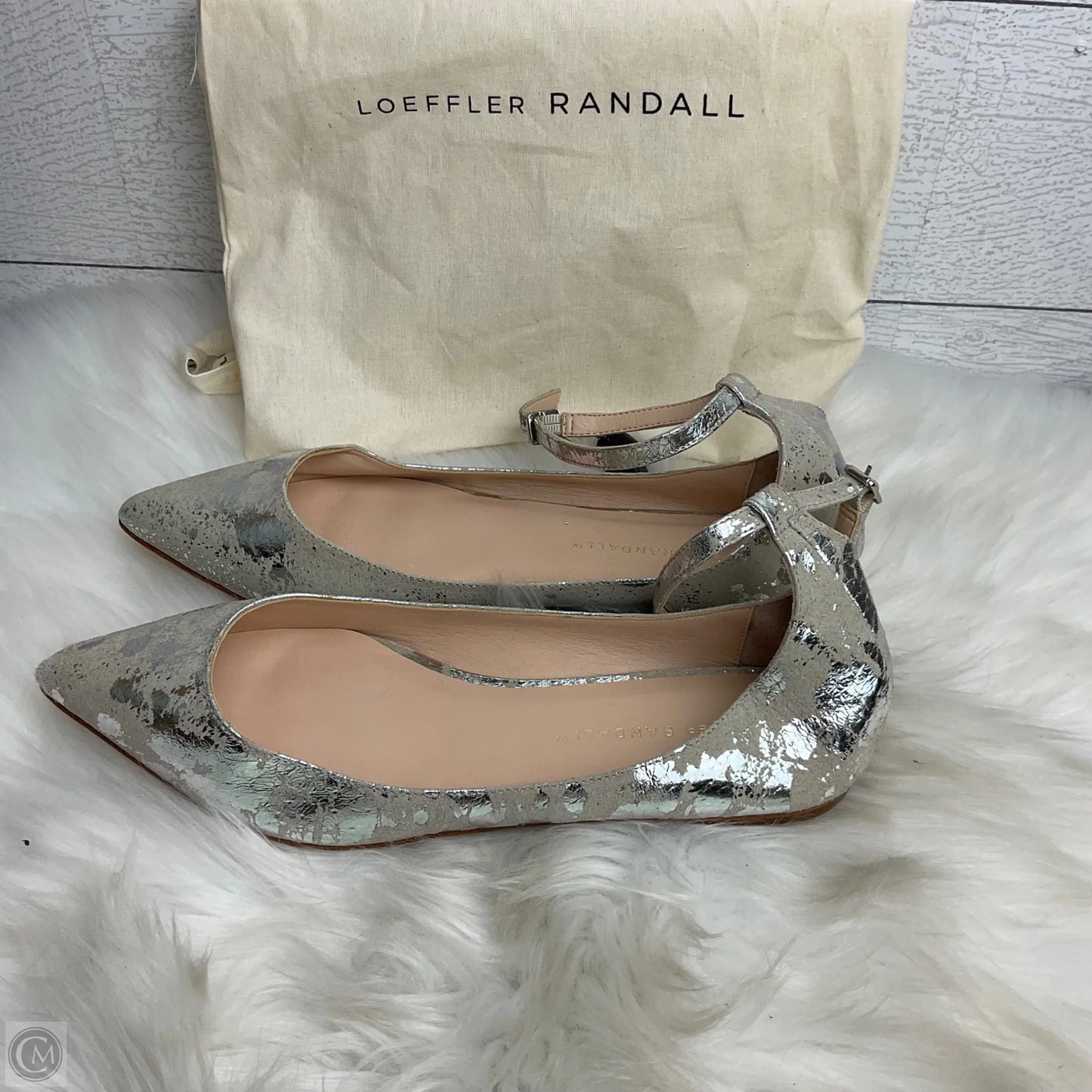 Shoes Flats By Loeffler Randall In Silver, Size: 7.5
