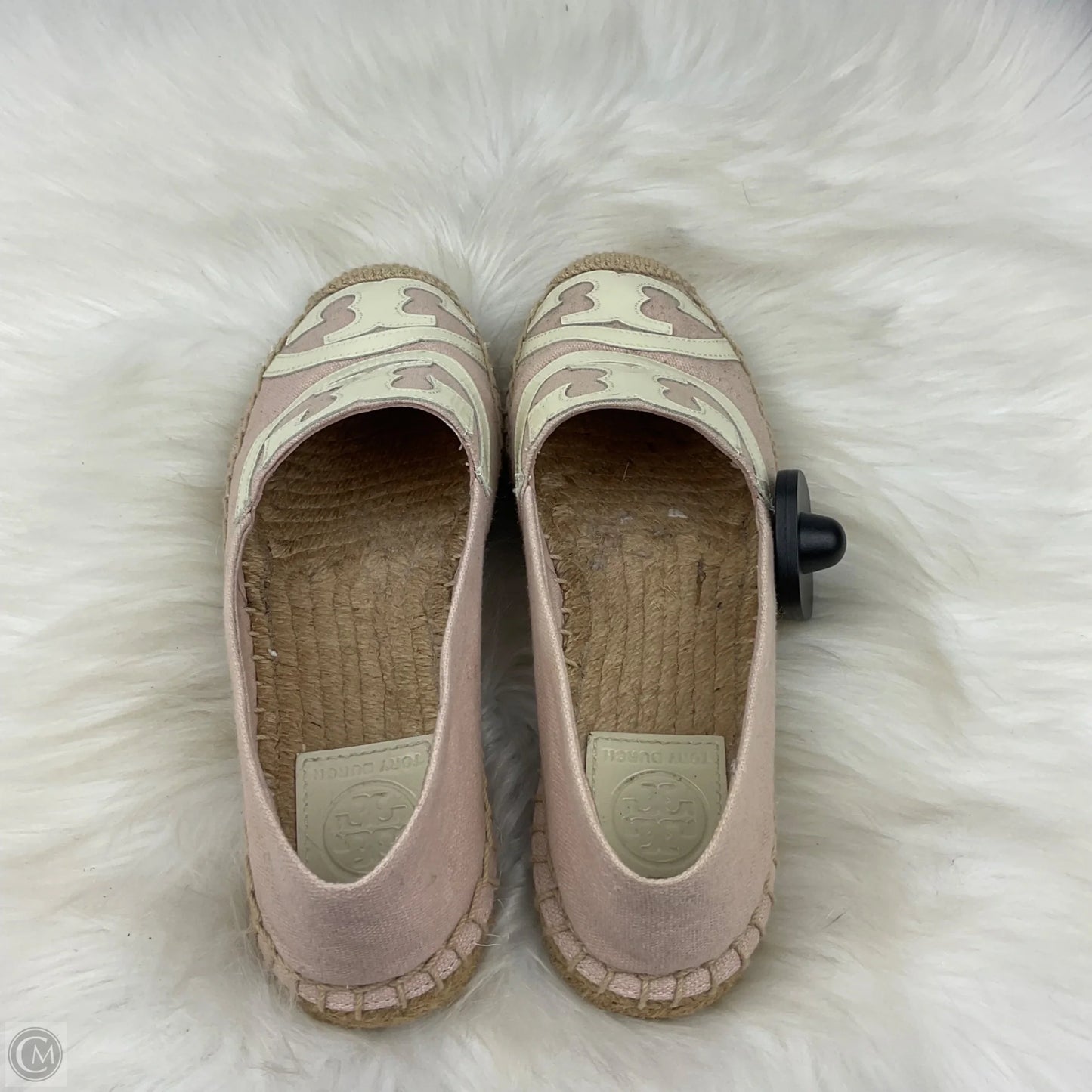 Shoes Designer By Tory Burch In Pink & White, Size: 6