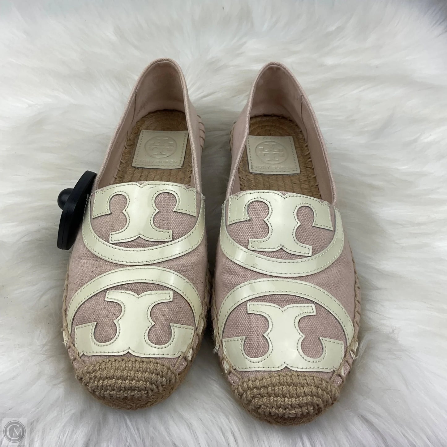 Shoes Designer By Tory Burch In Pink & White, Size: 6