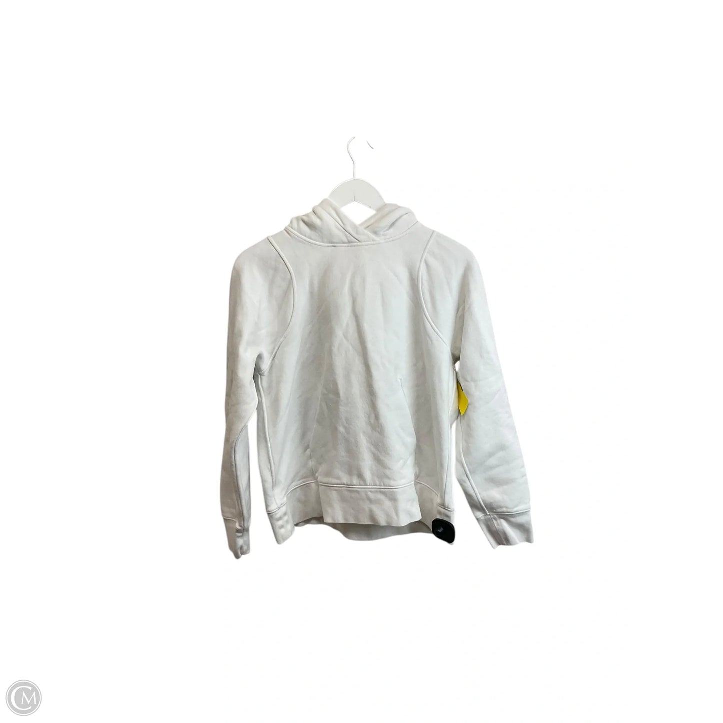Athletic Sweatshirt Hoodie By Lululemon In White, Size: 6