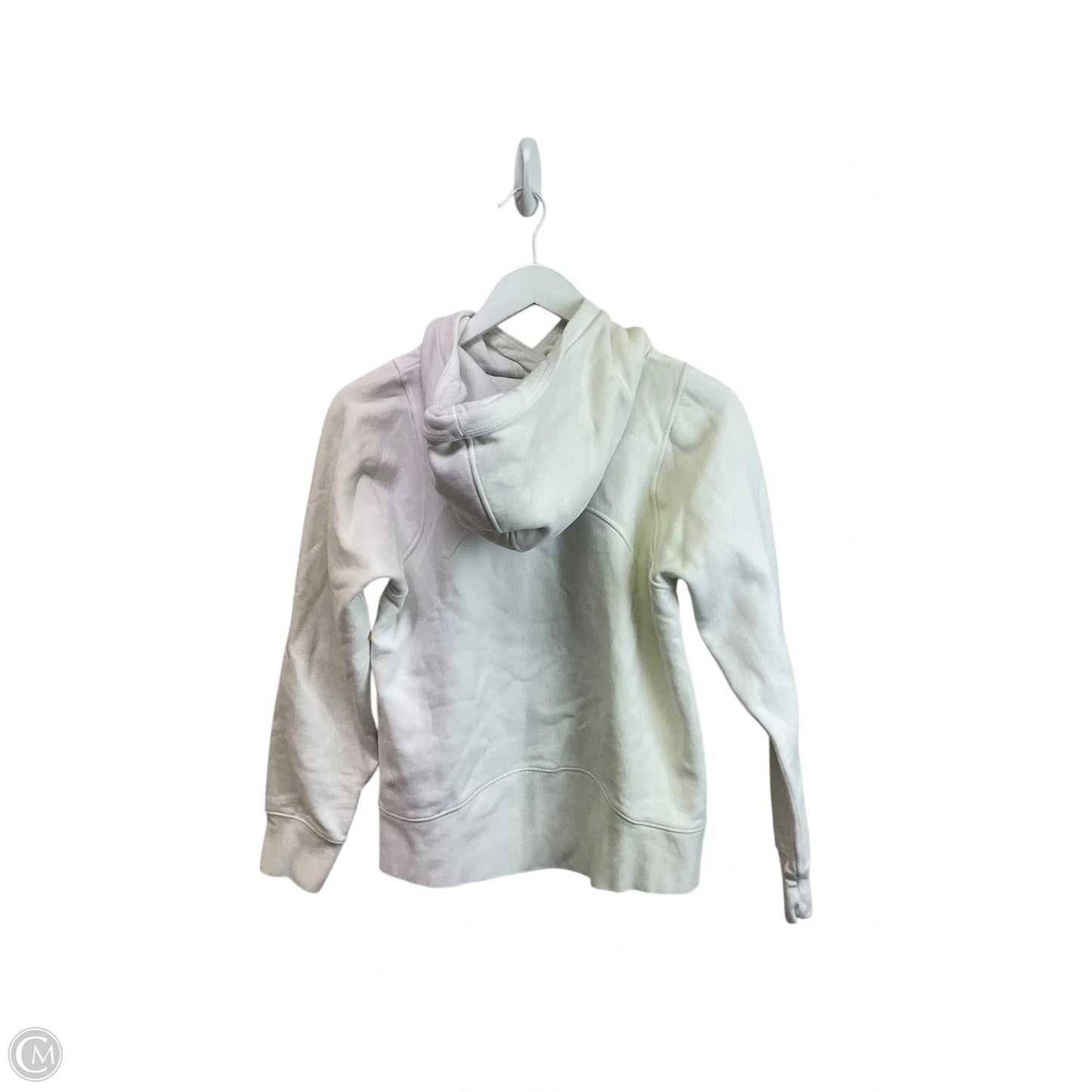 Athletic Sweatshirt Hoodie By Lululemon In White, Size: 6