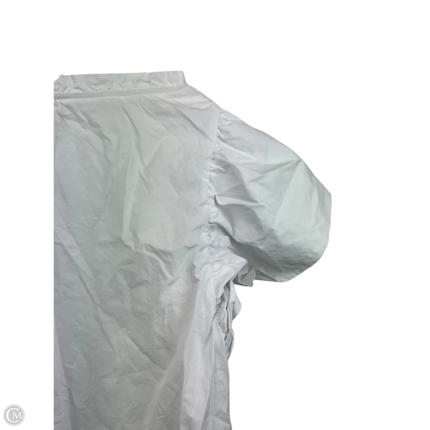 Top Short Sleeve By Oddi In White, Size: M