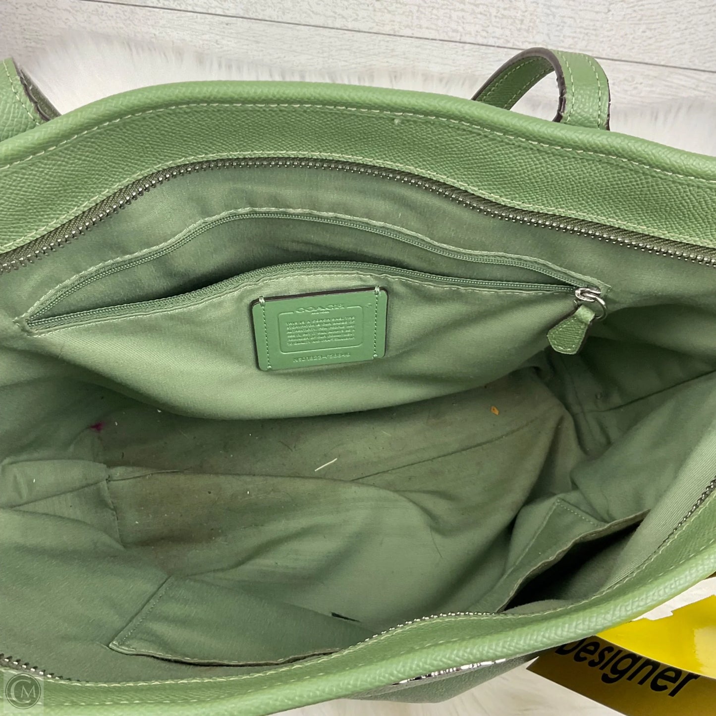 Handbag Designer By Coach, Size: Large