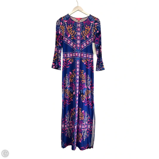 Dress Designer By Lilly Pulitzer In Blue, Size: Xs