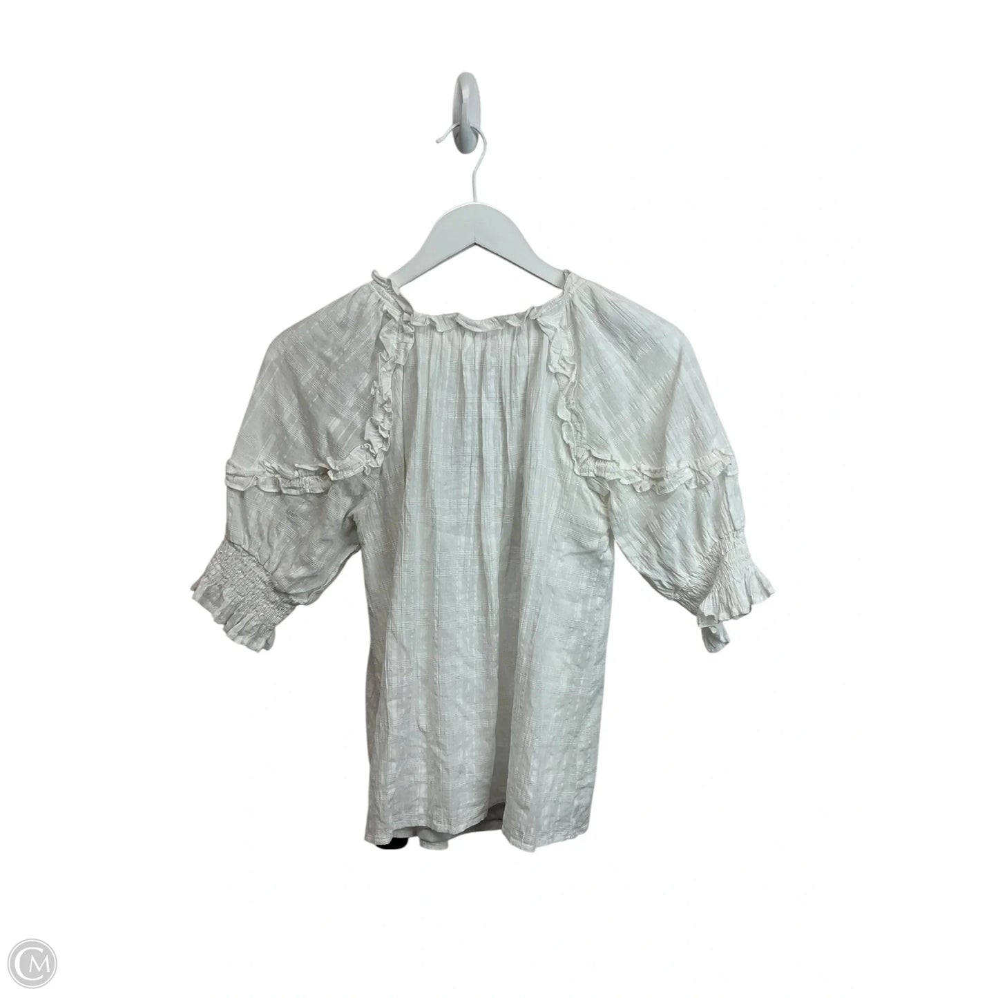 Top Short Sleeve By &merci In White, Size: S